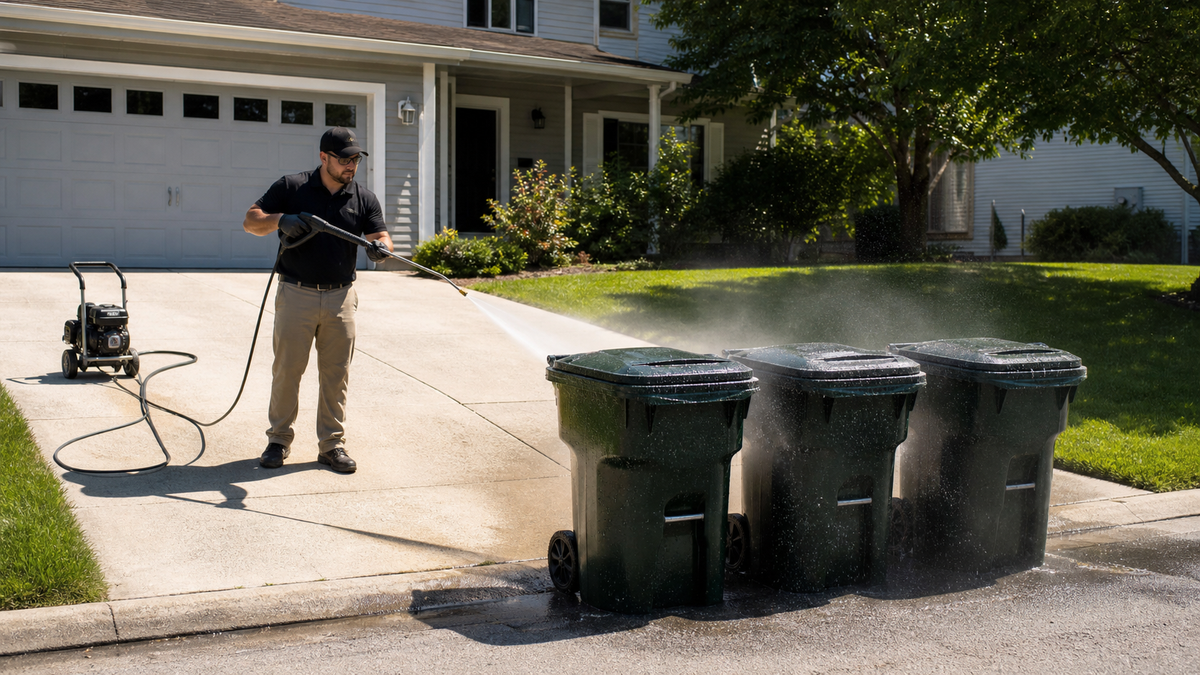 Extra Bin on Monthly Bin Cleaning